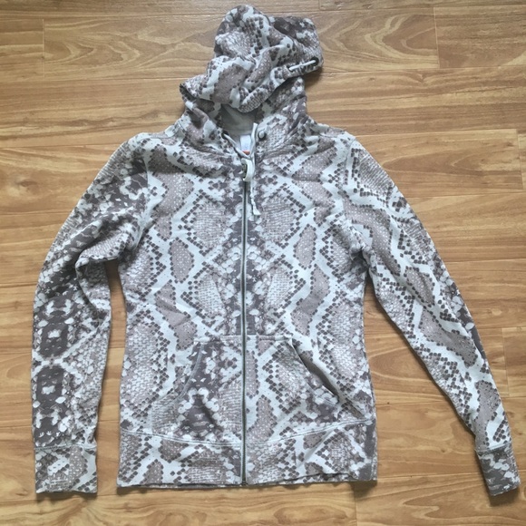 snake print hoodie